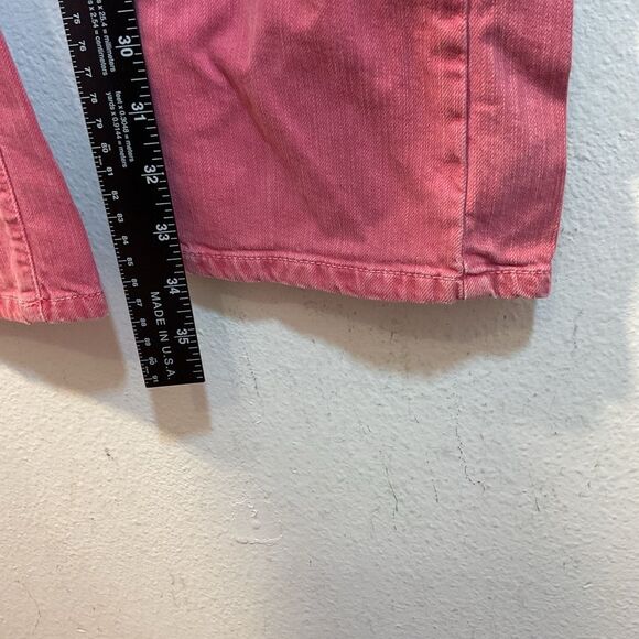 Love Moschino Pants Womens 28 Pink distressed casual day Stretch Denim Jeans - Picture 4 of 15